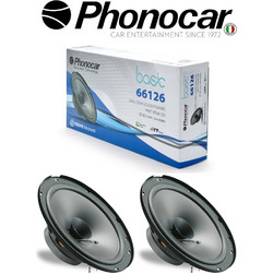 Phonocar 66126 Σετ Ηχεία Αυτοκινήτου 6" Dual Cone 25W RMS
