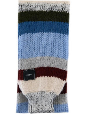 KNITTED STRIPED SCARF WOMEN TAILOR MADE