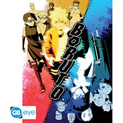 BORUTO Αφίσα Konoha vs. Kara (52x38cm)