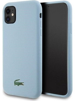 Lacoste Silicone Crocodile Logo MagSafe Θήκη Back Cover Light Blue (iPhone 11 / Xr)