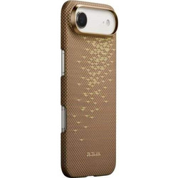 Θήκη Pitaka Ultra-Slim Weaving+ Aramid PitaTap Magsafe 1.00mm CARBON FIBER για Apple iPhone 17 AIR 6.6 5G 2025 - GOLDEN GLINT - KI1703AG