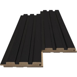 MDF PANEL ΜΕ 3D ΠΗΧΑΚΙΑ 505090 BEAT ST 16/119/2750mm BLACK |