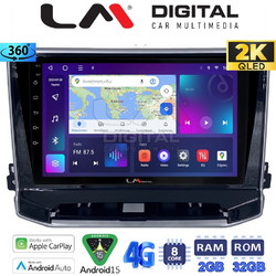 LM Digital LM ZB8263 Ηχοσύστημα Αυτοκινήτου OEM με GPS