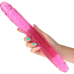 Toyz4lovers Timeless Axe Διπλό Dildo 33cm Ροζ