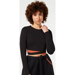 RETROGRADE CRISS CROSS TOP - BLACK