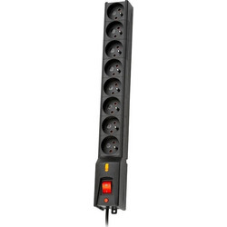 Lestar LX 810 Πολύπριζο 8 Θέσεων με Διακόπτη και Καλώδιο 5m
