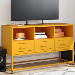 vidaXL Έπιπλο Τηλεόρασης Μεταλλικό N / A Μ100.5xΠ39xΥ60.5cm 846545