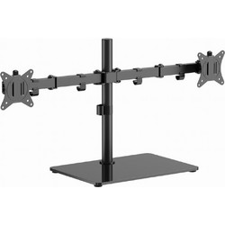 GEMBIRD DUAL MONITOR DESK STAND (ROTATE, TILT, SWIVEL) 17'-32' MAX VESA 100X100