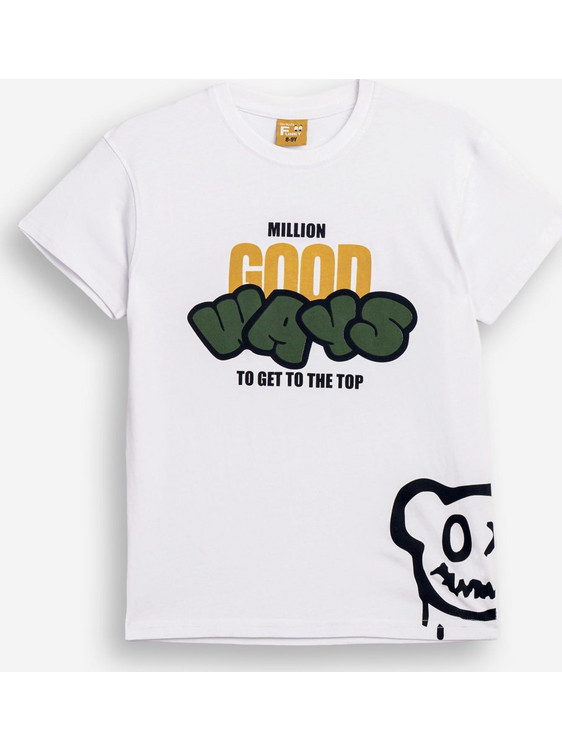 Funky Παιδικό T-Shirt Κοντομάνικο Λευκό 126-105116-3