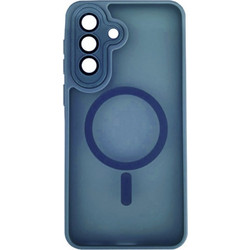 Back Cover Bumper Plexiglass με MagSafe και Προστασία Καμερών για Samsung A37 Μπλέ