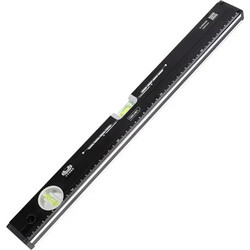 DELI αλφάδι DL290500B με 2 μάτια & χάρακα, 50cm