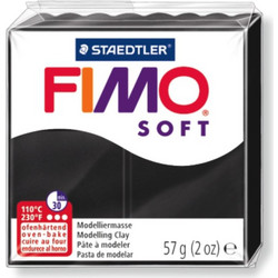 ΠΗΛΟΣ STAEDTLER FIMO SOFT BLACK 56 gr