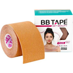 BB Tape Ελαστικός Επίδεσμος για Σύσφιξη & Ανόρθωση 5cm x 5m Μπεζ