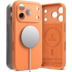 Ringke Silicone Magnetic MagSafe Back Cover Orange (iPhone 17 Pro Max)