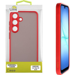 Lime Successories Lime Θηκη Samsung A17 4G A175/A17 5G A176 6.74'' Hardshell Fusion Full Camera Protection Red With Black KEYS