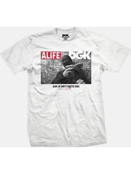 DGK Men Alife Run It Tee - WHITE - DT-3143