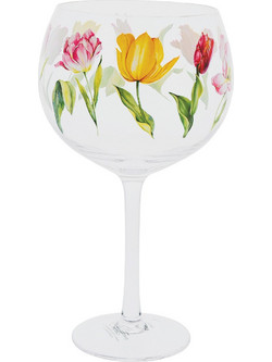 Enesco Ποτήρι Γυάλινο Κολωνάτο Tulip Copa 20cm