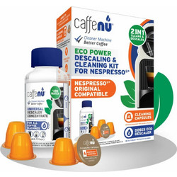 Caffenu KIT Καθαρισμού Nespresso - 4 Κάψουλες Καθαρισμού + Αφαλατικό 200ml