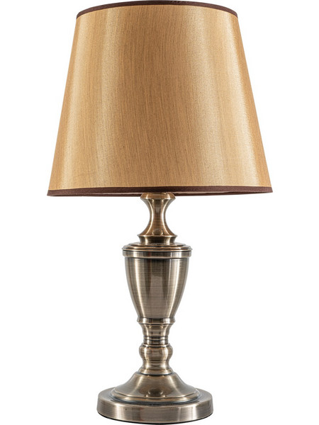 ARlight TLC6840 Πορτατίφ Ε27 Μπεζ Χρυσό Φ15xΥ50cm