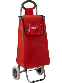 Τσάντα Αγορών με Ρόδες 35L Lamart LT8057 Αδιάβροχη, Μεταλλικός Σκελετός, Κόκκινη - LAMART