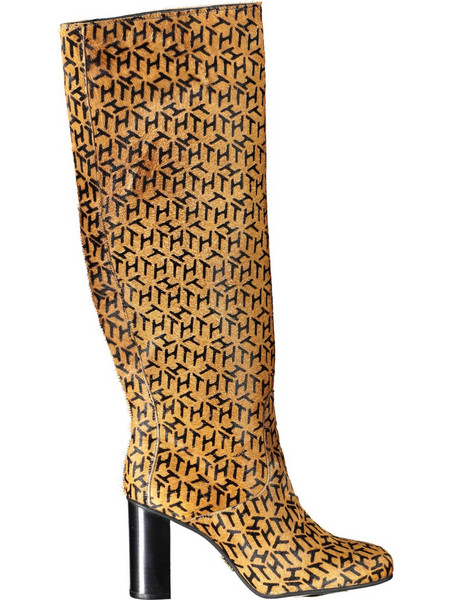 TOMMY HILFIGER WOMEN'S BEIGE BOOTS SHOES Μπεζ