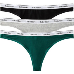Calvin Klein Βαμβακερά Γυναικεία String 3Pack 000QD5209E-31U