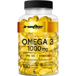 IronFlex Omega 3 Ιχθυέλαιο 180 Μαλακές Κάψουλες