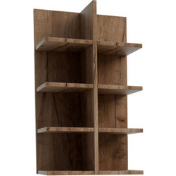 Κρεμαστό Ράφι Callisto Σκούρο Δρυς 40x27.7x70