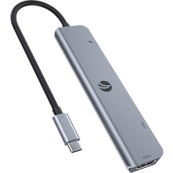 VCom Docking Station Type-C 7-in-1 - PD3.0 100W, HDMI x 2, USB3.0 x 2, SD, TF - (CUE39)