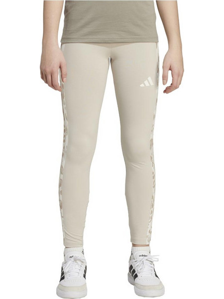 Adidas Παιδικό κολάν Animal 3-Stripes Single Jersey Leggings KC5452
