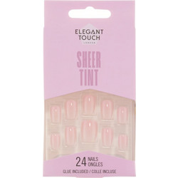 Elegant Touch -Artificial Nails - Sheer Tint Ballerina Pink