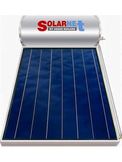 Assos Solarnet SOL Ηλιακός Θερμοσίφωνας 120lt 2m² Glass Τριπλής Ενέργειας