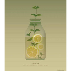 Vissevasse - Αφίσα 30x40cm Lemonade
