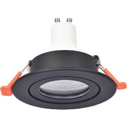 Inlight Downlight σποτ GU10 σε μαύρη απόχρωση (X00350B)