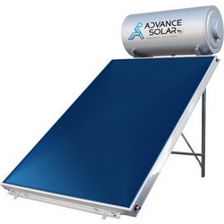 Advance Evo AD-160 2.5τ.μ. Ηλιακός Θερμοσίφωνας 160lt Διπλής Ενέργειας