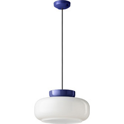 Ferroluce Maracana C2743 Blue Κρεμαστό Φωτιστικό Οροφής Μονόφωτο Μπλε 8056598476811