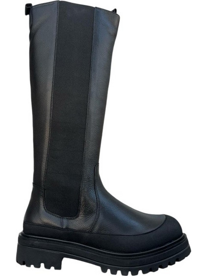 Μπότες Γυναικείες Δερμάτινες smart steps TUXON19D/GS-BLACK
