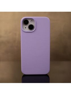 Mag Leather case for iPhone 15 PRO MAX μωβ-λιλα