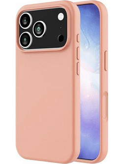 Θήκη Rubber Ενισχυμένης Σιλικόνης για iPhone 17 pro max Σομόν