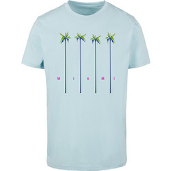Miami Palms Tee ocean blue