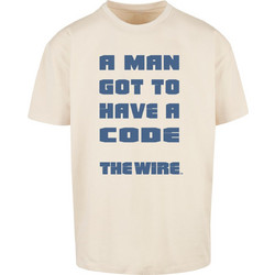 The Wire A Man Heavy Oversize Tee sand