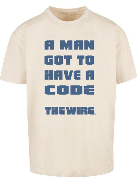 The Wire A Man Heavy Oversize Tee sand