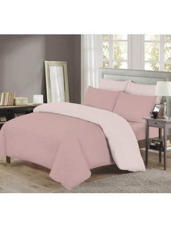 Marwa Σετ Σεντόνια Μονά Βαμβακερά 160x250 Πουά-Ριγέ Bridal Pink 711602290