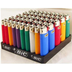 Αναπτήρες Bic Mini (μικροί) J25 Μονόχρωμοι - Συσκευασία των 50