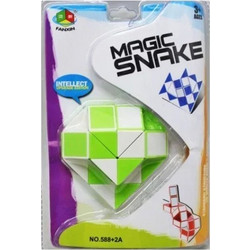 Κύβος Ταχύτητας Magic Snake 3+ 588-1A Λευκό-Πράσινο