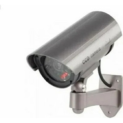 Konig SEC-DUMMY CAM 30 Ψεύτικη Κάμερα Παρακολούθησης Τύπου Bullet Ασημί