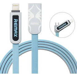 Καλώδιο Σύνδεσης Remax RC-067t Armor 2in1 Για Lightning & Micro Usb, σε γαλάζιο χρώμα