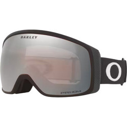 Oakley Flight Tracker M OO7105-01 Μάσκα Σκι & Snowboard Ενηλίκων Μαύρη με Φακό Καθρέπτη Aσημί