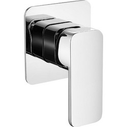 Μίκτης Ντους Μονός Delos FV11Q299-2CP Chrome Karag Κεραμικό,Ορείχαλκος