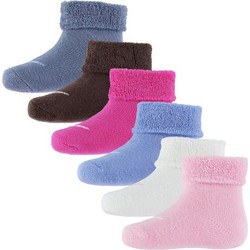 Nike 6Pk Terry Cuffed Infant Sock Βρεφικές Κάλτσες